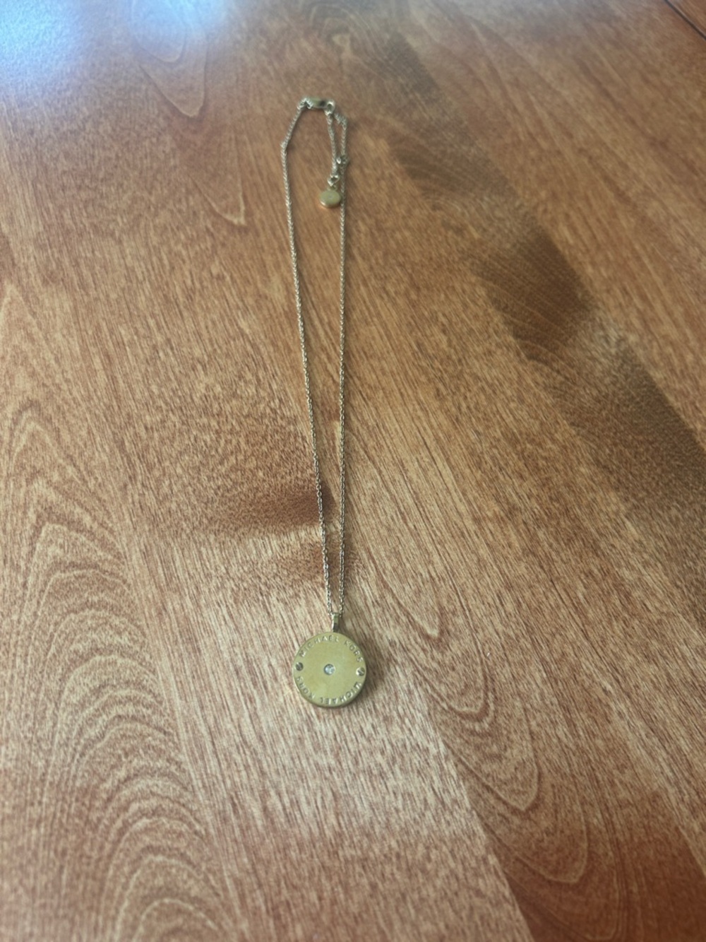 Michael Kors Copper Colored Clasped Necklace
